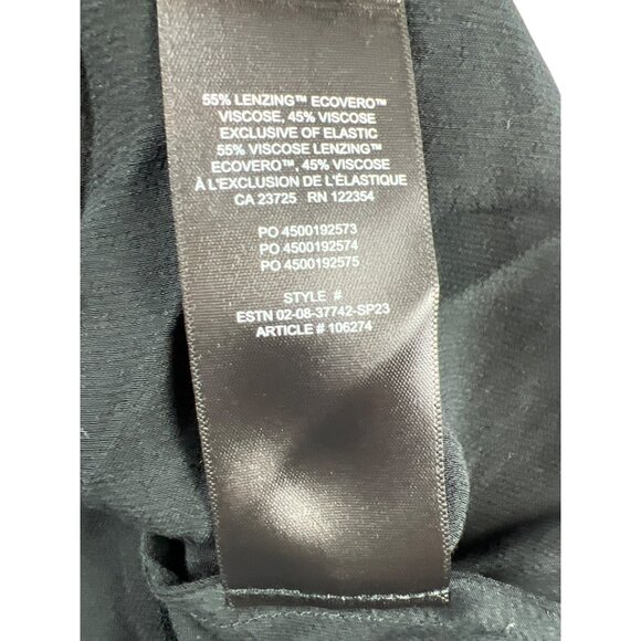 Sunday Best Black Noir "Throne" Slip Dress 2XS Satin Spaghetti Straps NWT - Picture 8 of 10